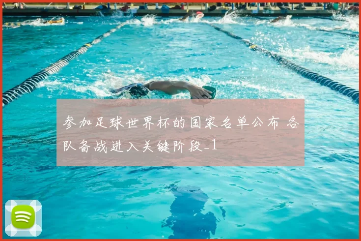 参加足球世界杯的国家名单公布 各队备战进入关键阶段_1